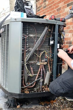 Heat pump repair photo